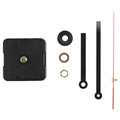 ABQR Quartz Clock Movement Mechanism DIY Repair Parts Black + Hands