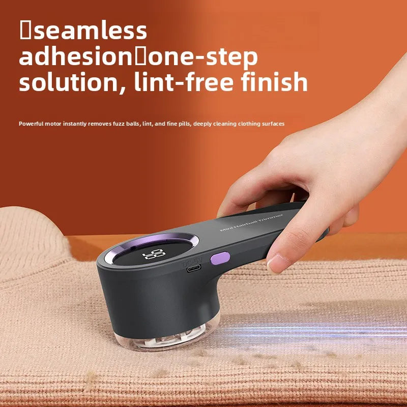 Portable Lint Remover Clothing USB Rechargeable Sweater Fabric Shaver LED Digital Electric Lint Shaver Remover