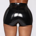 Solid-color Fashionable High-waist Plus-size Hot Pants
