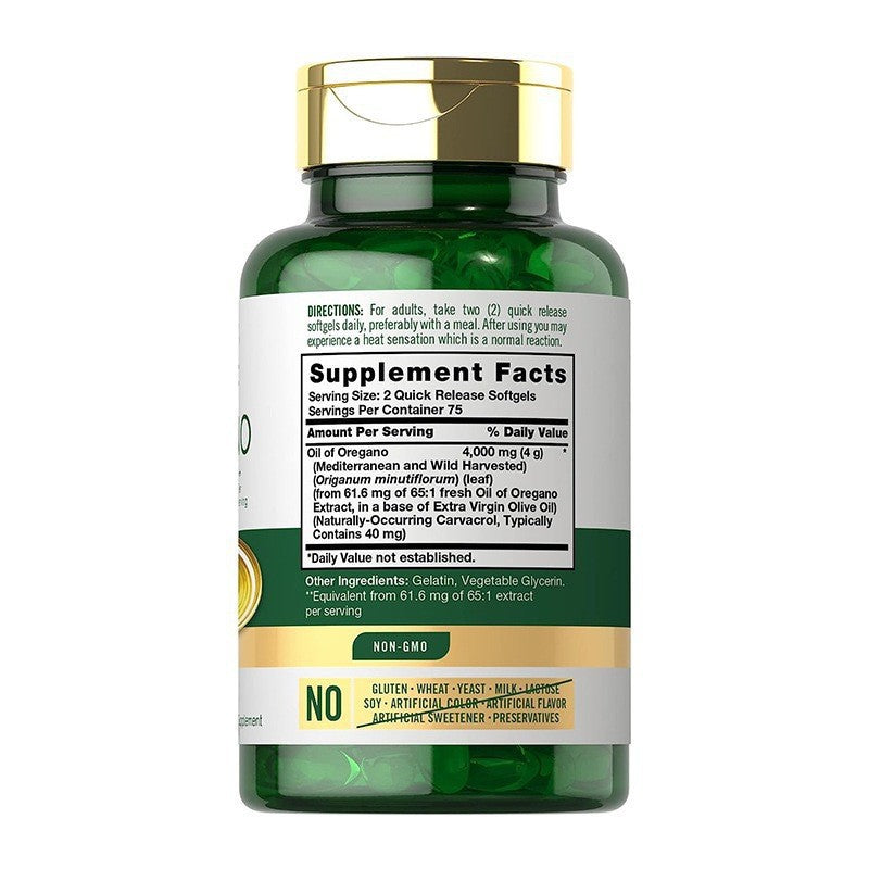 Health Care Products Oregano Oil Capsule Dietary Supplement Soft Capsules pastillas de orégano