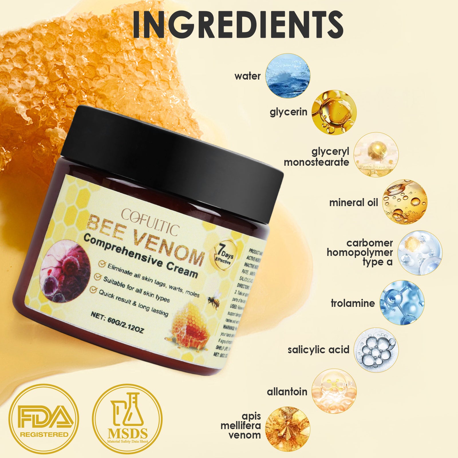 Cofutic Skin Care Cream Gentle Hydrating Smooth Delicate And Moisturizing Skin Daily Nourishing Body Cream mascarilla para la piel