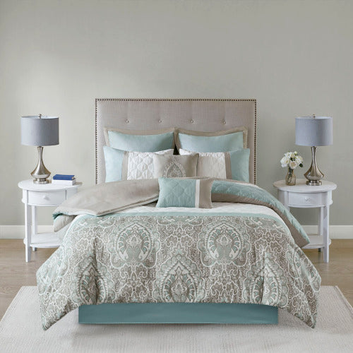 Queen 8 Piece Comforter Set clcha