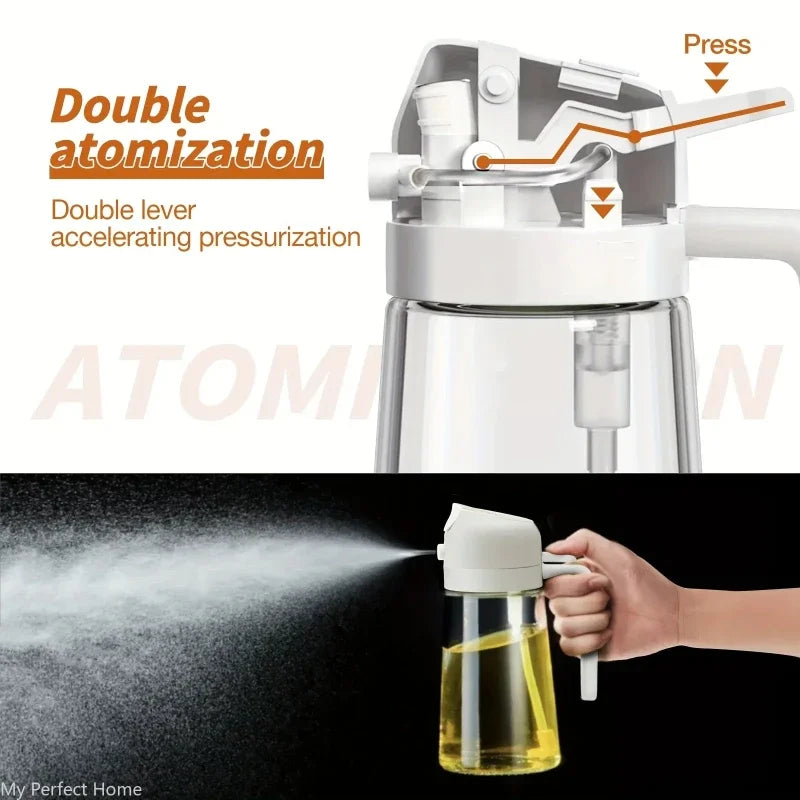 Plastic Spray Oil Sprayer Bottle Spray Oil Dispenser Oil Jar Cruet BBQ Kitchen Baking Roasting Picnic Kitchen Tool 