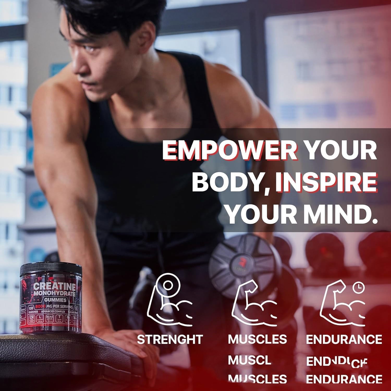Creatine Gummies and Vitamins