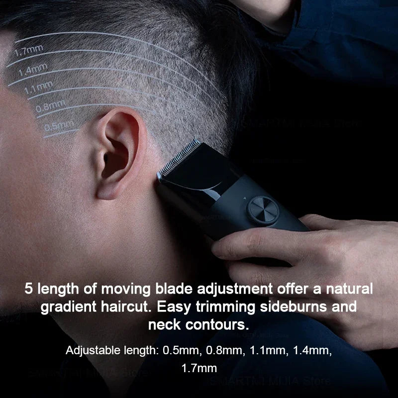 XIAOMI MIJIA Hair Trimmer Machine IPX7 Waterproof Hair Clipper Professional Cordless Electric Hair Cutting Barber Trimmers Men 
