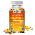 Liposomal Vitamin C - Promotes Collagen Production, Supports Skin, Immune Health, Powerful Antioxidant, Energy Supplement 
