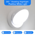 Rotating Human Body Sensor Light Corridor Garage Light Wardrobe Light Motion Sensor Night Light luz giratoria para pasillos,clóset,armario.