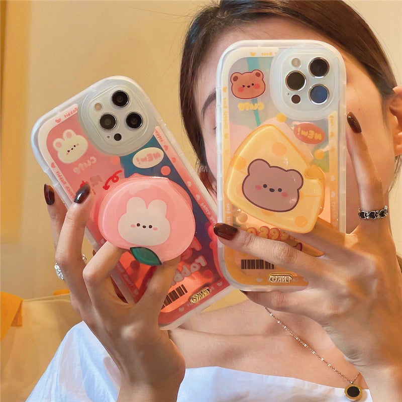 Suitable For 12 Peach Rabbit 11 ProMax Phone Case