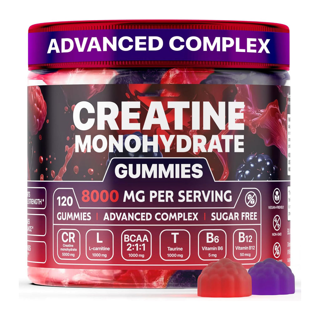 Creatine Gummies and Vitamins