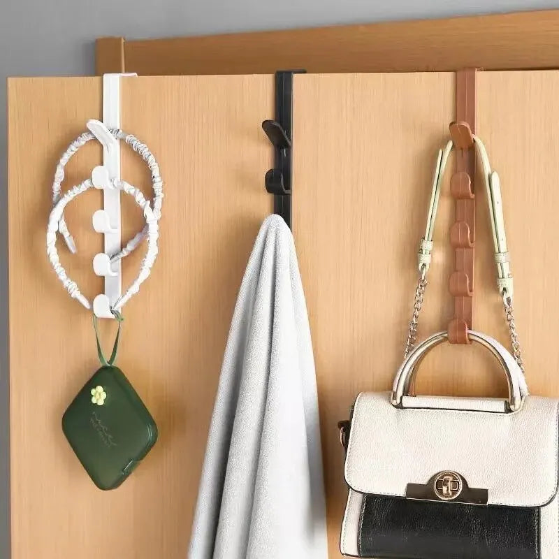 Behind the Door Coat Hook Hanger behind the Door Cabinet Wardrobe Bedroom Door Hook Storage Rack 