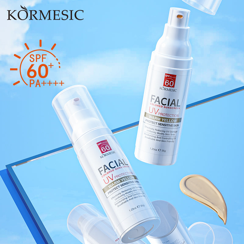 NO.KMC28389 KORMESIC Tinted Facial Sunscreen Lotion  protector solar con color