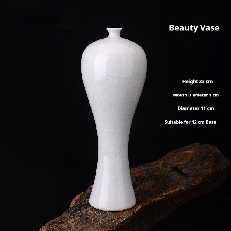 Home Decor Ceramic Color-Glazed Beauty Vase