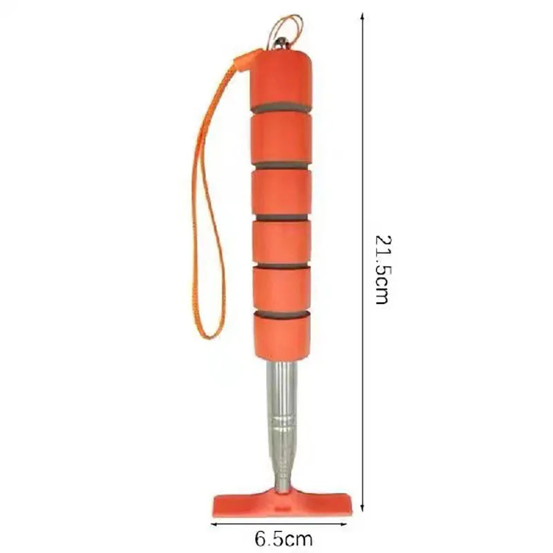 Car Rearview Mirror Wiper Cleaning Tool Auto Glass Mist Cleaner Scraper Car Accessories Handle Telescopic Window Cleaning Brush 