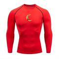 Men's Slim Fit Fashionable Fitness Sportswear 2026 T-Shirt Pattern Top Tight Training Suit Compressed Running Basketball Gear