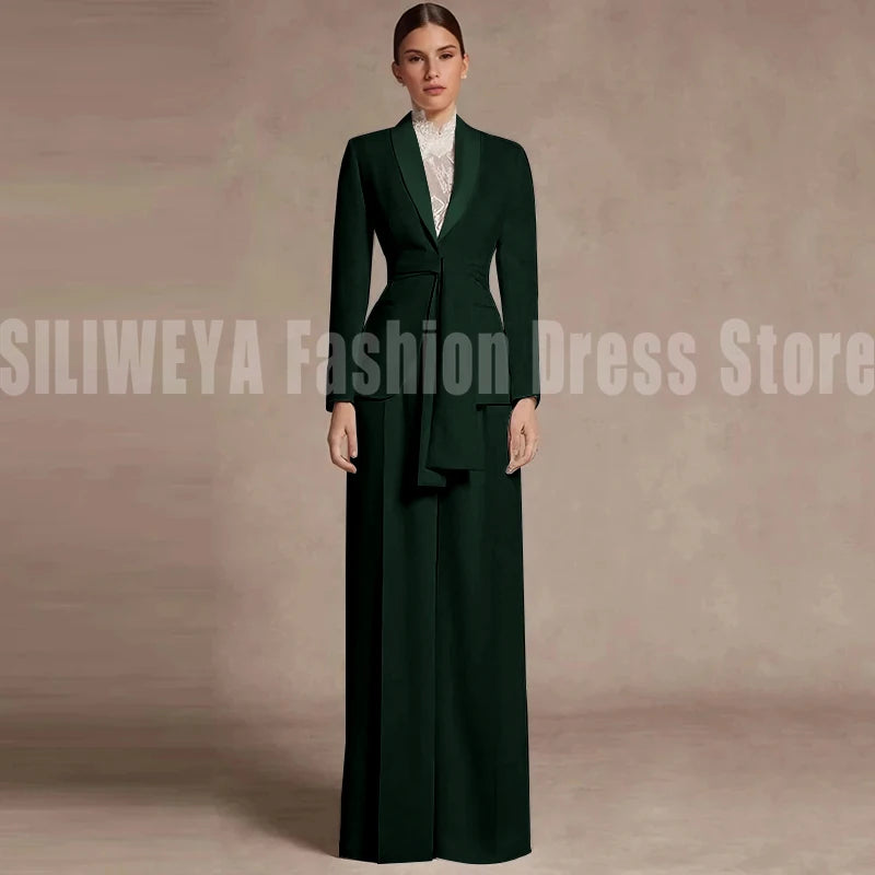 Fashion Office Lady Blazer Pants Female Suit Formal White Jacket Trouser Business Work Wear 2 Piece Set Conjuntos De Mujer