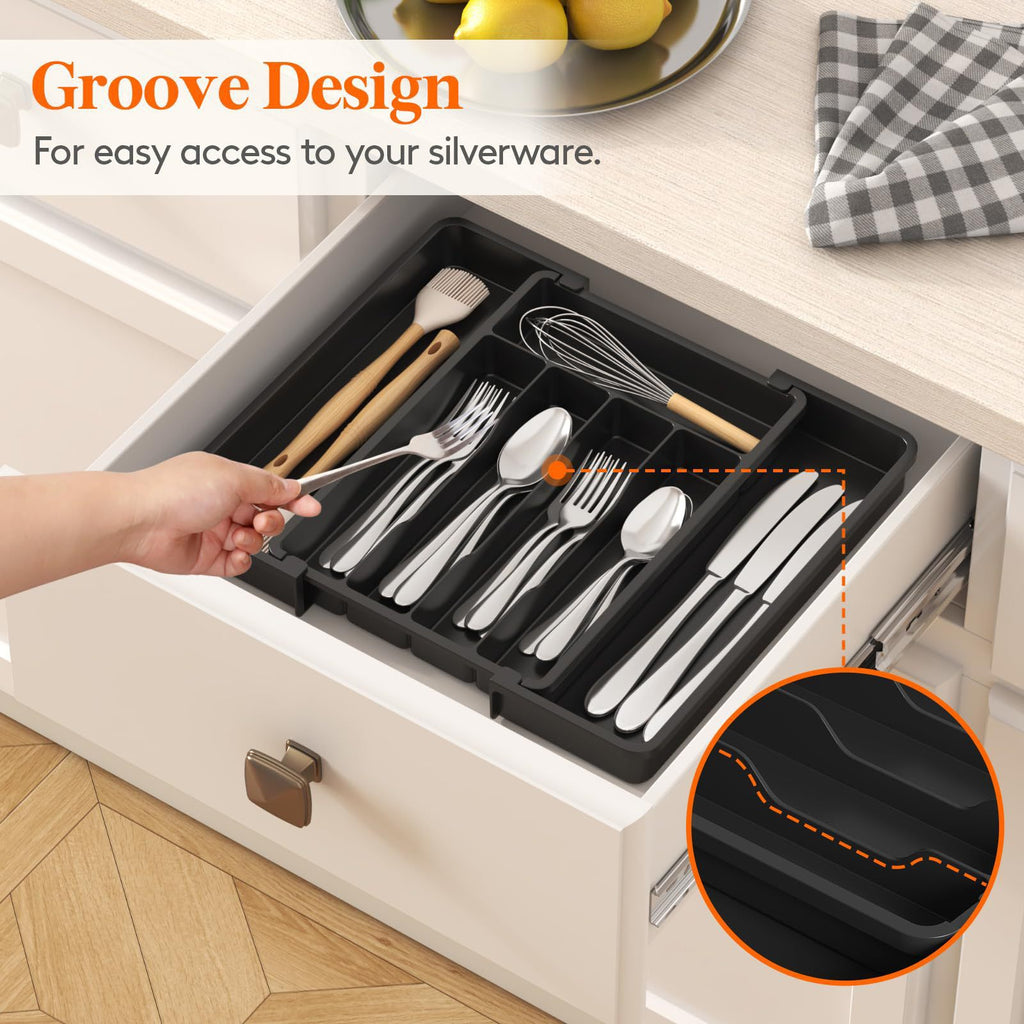 Expandable Kitchen Drawer Organizer For Utensils organizador de cocina