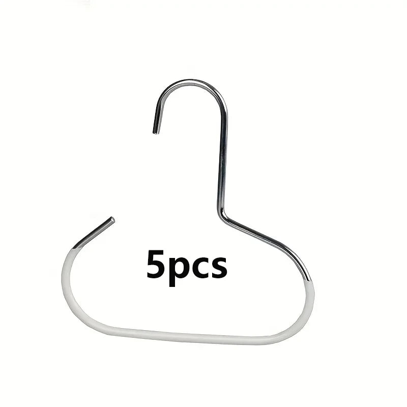 1/2/5pcsVersatile Manganese Steel Round Hook - Perfect for Hats, Ties, Scarves & Bags, Strong Load-Bearing, Non-Deformable