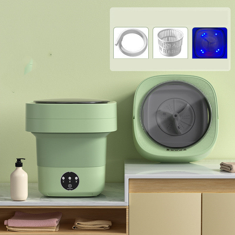 Mini Foldable Washing Machine Portable Mini Socks Underwear Panties Washing Machine Big Capacity 3 Models With Spinning Dry Gadgets mini lavadora plegable