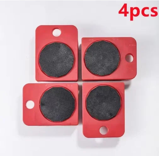 Heavy Duty Furniture Mover Set - 2/4/5pcs Multipurpose Roller Sliders for Effortless Lifting & Moving, Hardwood Floor Protector 