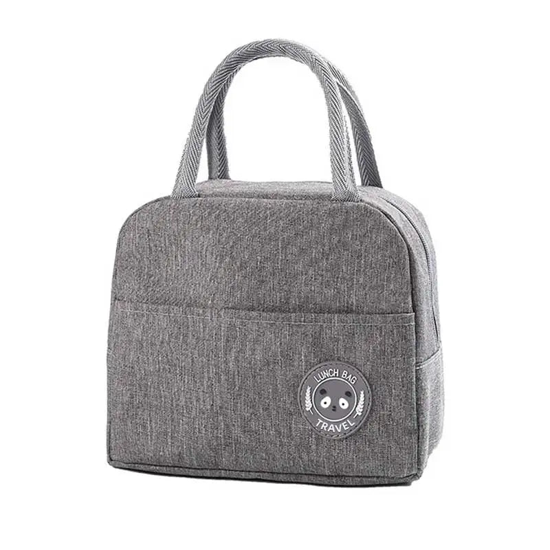 Handheld Insulated Bag Waterproof Fresh Aluminium Foil Bento Box Student Bento Bag Travel Home Storage Bag