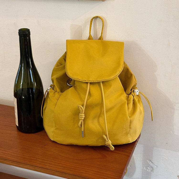 Korean-style Lightweight Nylon Streetwear Backpack
