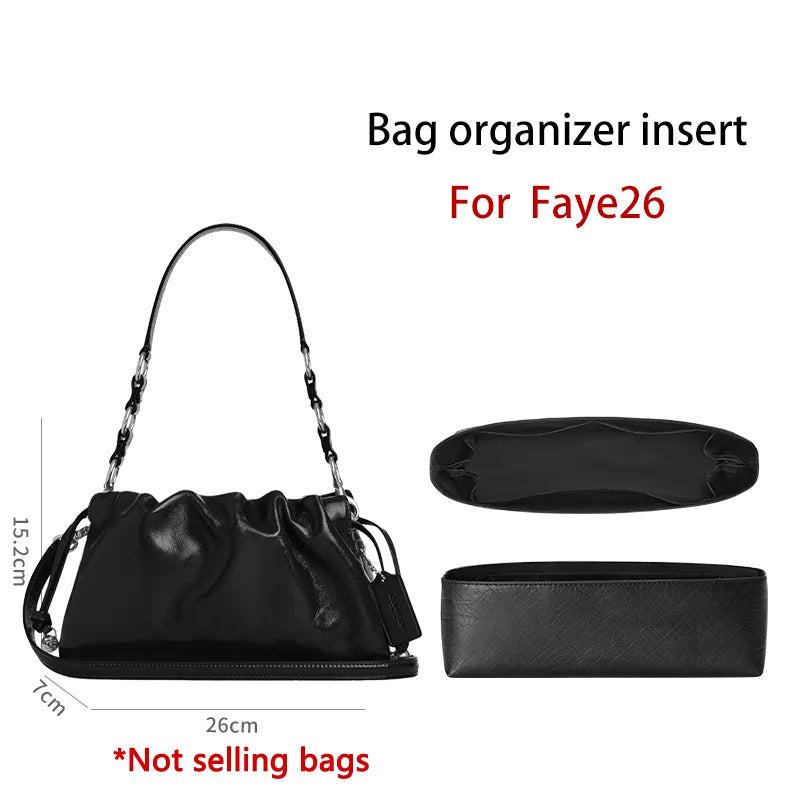 Bag Organizer Insert For Evelyn34 Durable Fashion Wateproof Gift Bag Support Storage Inner Modification Bag Accessories