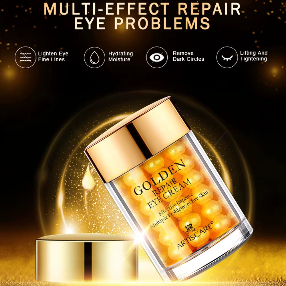 24K Gold Skincare SET Face Cream Moisturizing Serum Dark Circles Essence Korean Skin Care Products 