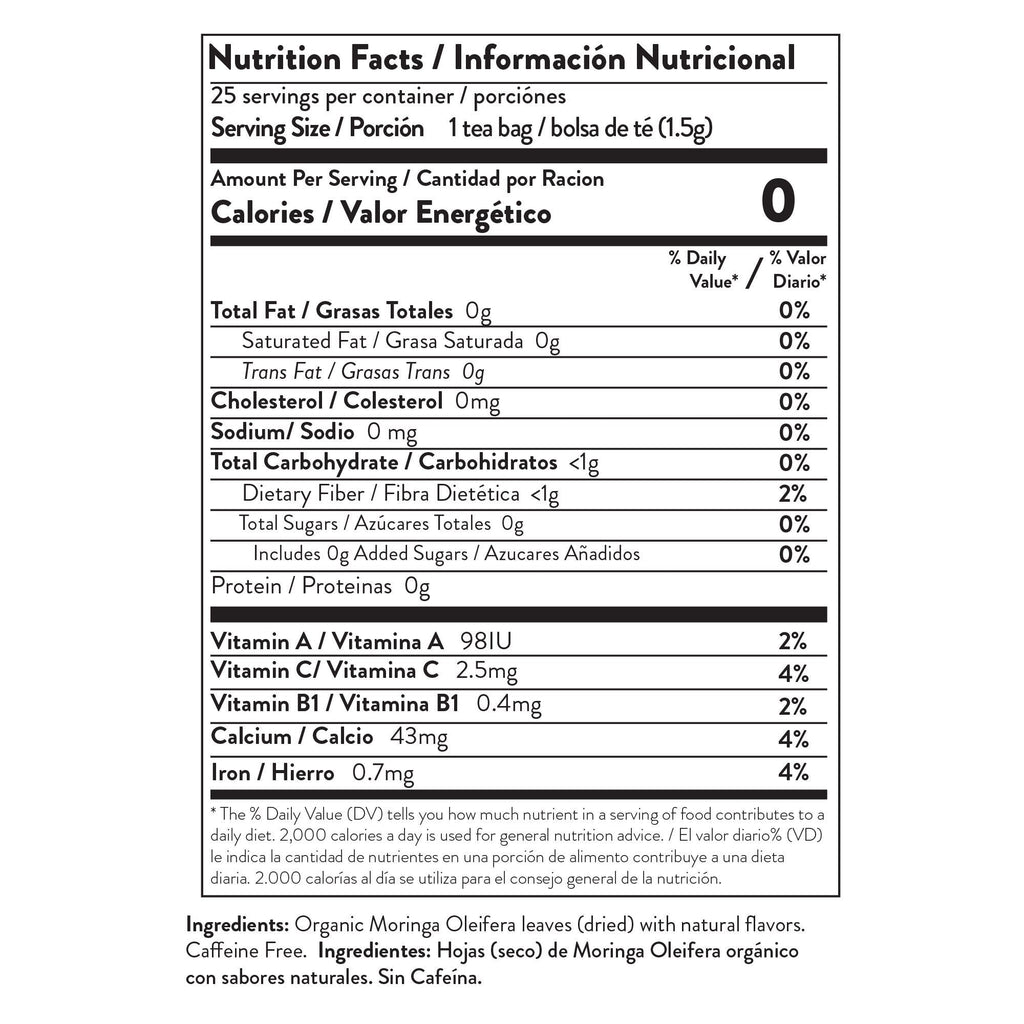 Organic Moringa Tea, Pumpkin Spice